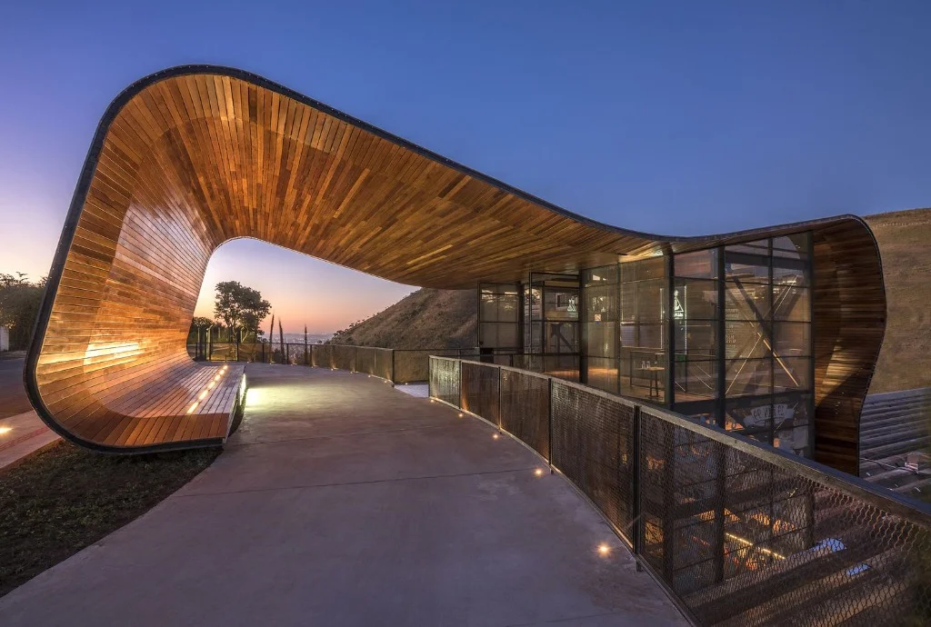Sculptural architectural form from the Country Lab studio collection